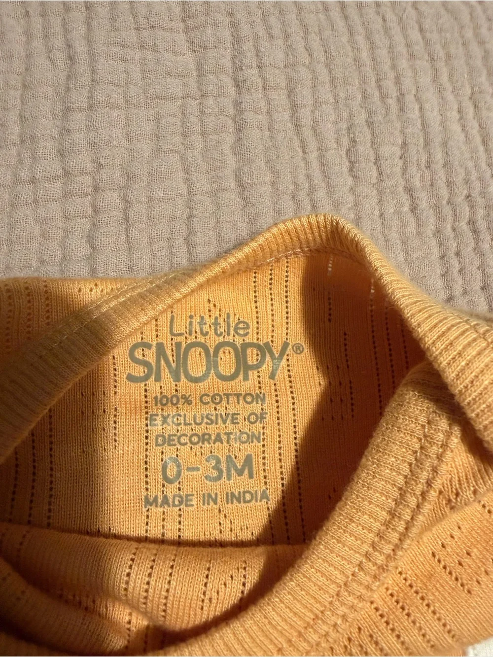 Baby Little Snoopy 0-3 months old set